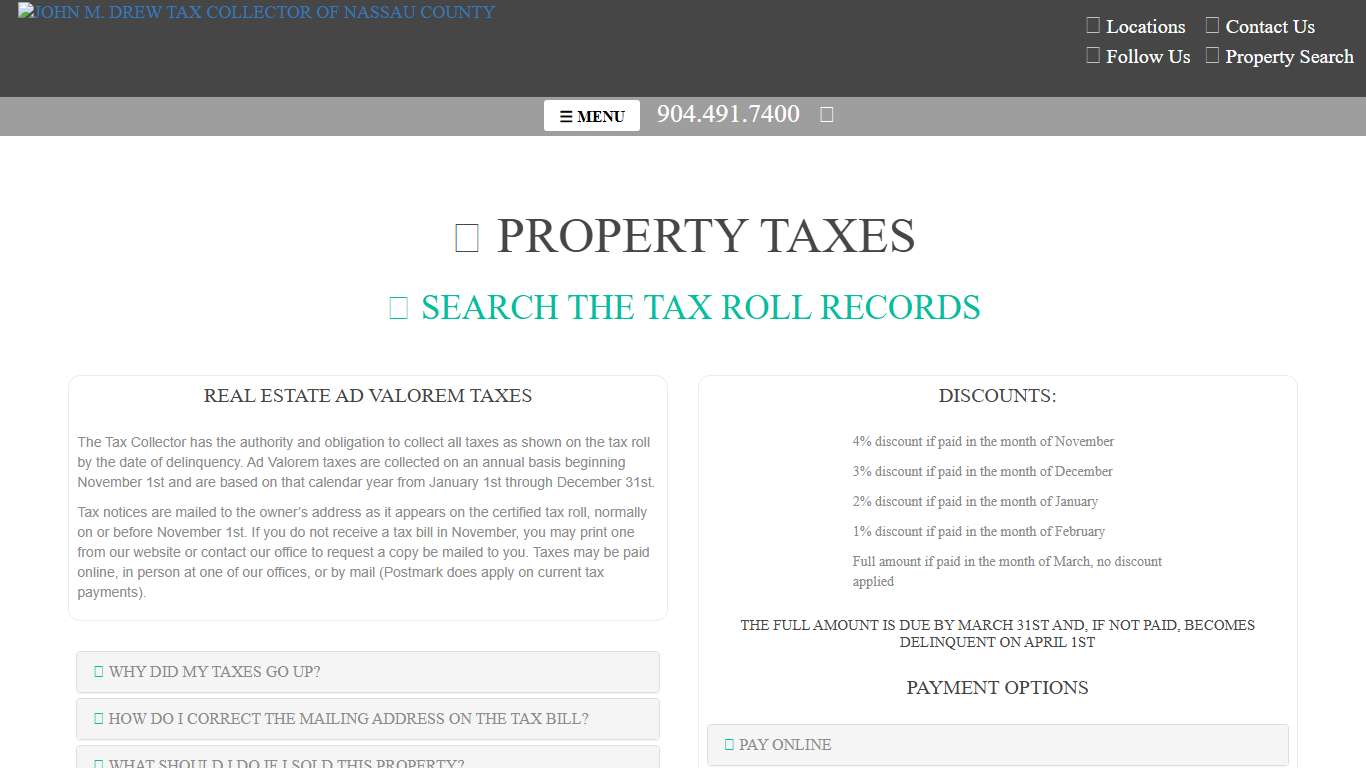 Property Taxes - nassautaxes