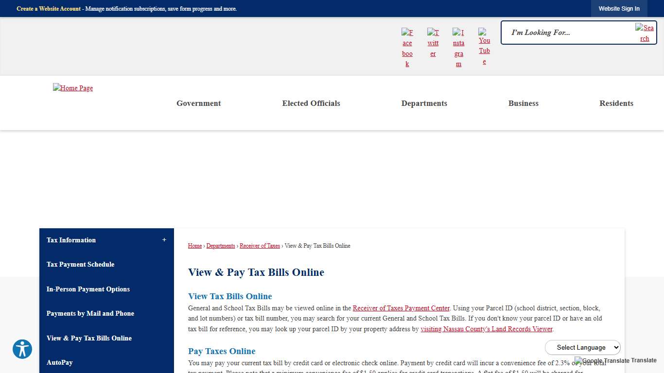 View & Pay Tax Bills Online | Hempstead Town, NY